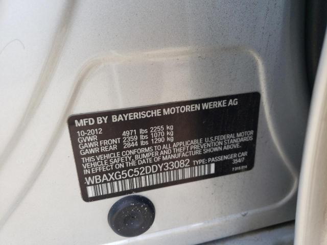 Photo 10 from auction – 2013 BMW 528 I with VIN WBAXG5C52DDY33082