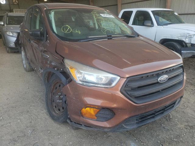 FORD ESCAPE S 2017 with VIN 1FMCU0F71HUE17603 - Photo from auction