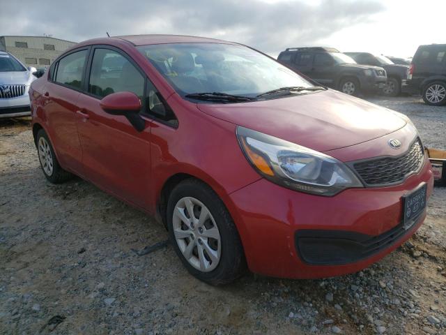 KIA RIO LX 2013 with VIN KNADM4A37D6185587 - Photo from auction