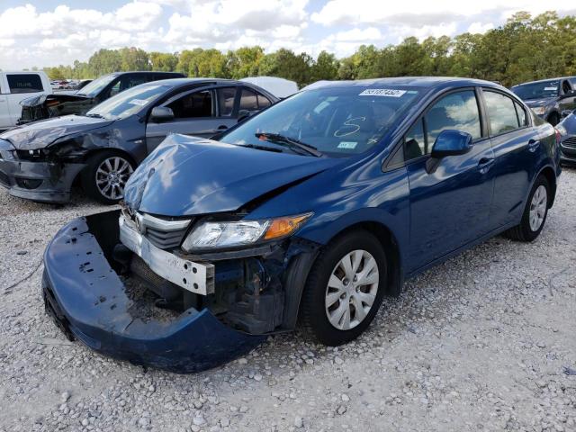 Photo 2 from auction – 2012 HONDA CIVIC LX with VIN 2HGFB2F56CH532938