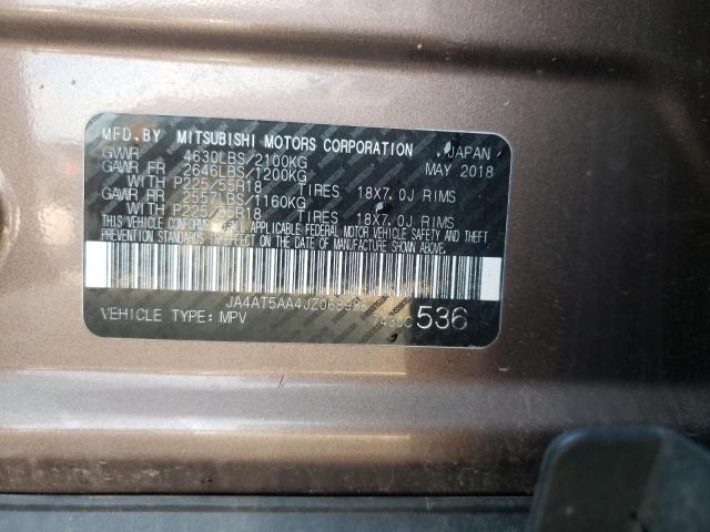 Photo 10 from auction – 2018 MITSUBISHI ECLIPSE CR with VIN JA4AT5AA4JZ068986