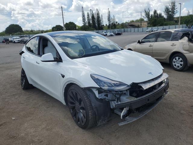 TESLA MODEL Y 2020 with VIN 5YJYGDEF9LF028176 - Photo from auction