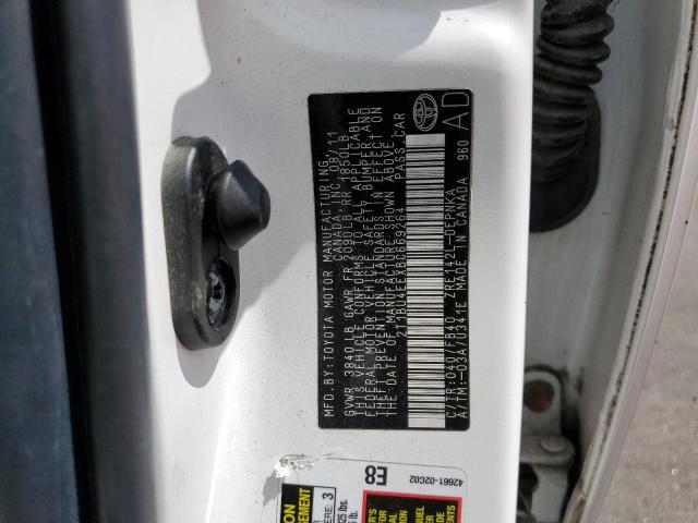 Photo 10 from auction – 2011 TOYOTA COROLLA BA with VIN 2T1BU4EEXBC669264
