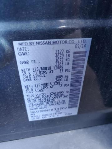 Photo 10 from auction – 2014 NISSAN ROGUE S with VIN 5N1AT2MV9EC830507