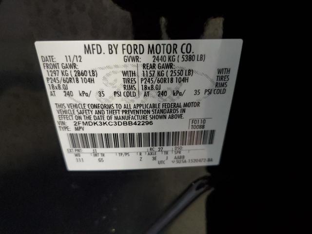 Photo 10 from auction – 2013 FORD EDGE LIMIT with VIN 2FMDK3KC3DBB42296