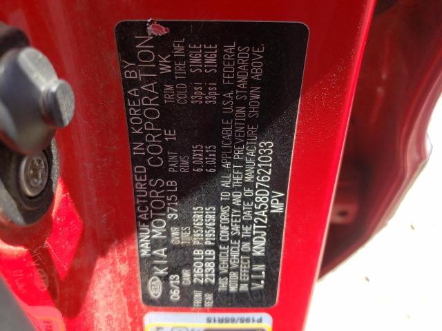 Photo 10 from auction – 2013 KIA SOUL with VIN KNDJT2A58D7621033