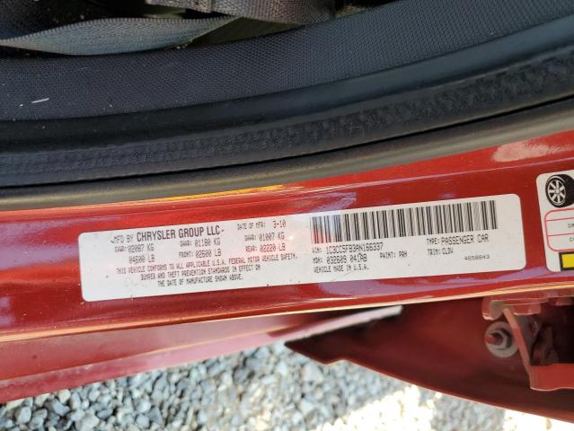 Photo 10 from auction – 2010 CHRYSLER SEBRING LI with VIN 1C3CC5FB3AN166337