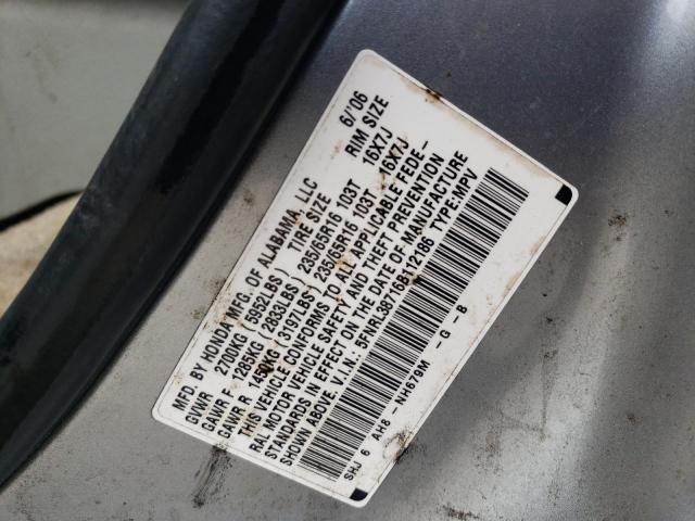 Photo 10 from auction – 2006 HONDA ODYSSEY EX with VIN 5FNRL38716B112186