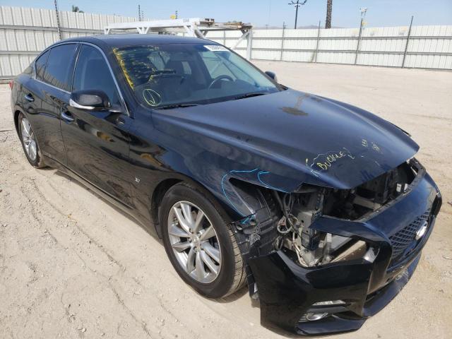 INFINITI Q50 BASE 2014 with VIN JN1BV7AP9EM690140 - Photo from auction
