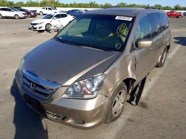 Photo 2 from auction – 2007 HONDA ODYSSEY EX with VIN 5FNRL387X7B137931