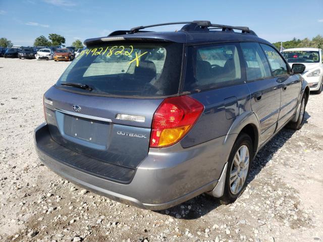 Photo 4 from auction – 2004 SUBARU OUTBACK with VIN 4S4BP61C757387785