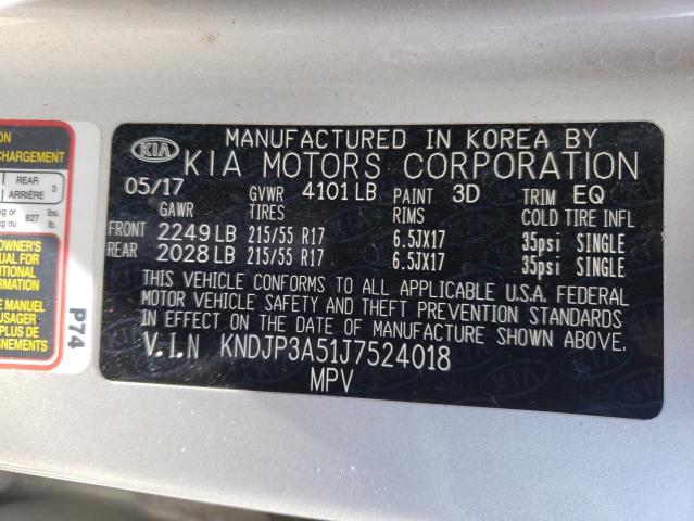 Photo 10 from auction – 2018 KIA SOUL + with VIN KNDJP3A51J7524018