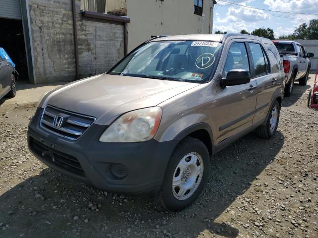 Photo 2 from auction – 2006 HONDA CR-V LX with VIN SHSRD68596U403184