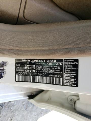 Photo 10 from auction – 2011 MERCEDES-BENZ C CLASS with VIN WDDGF5EB8BR146400