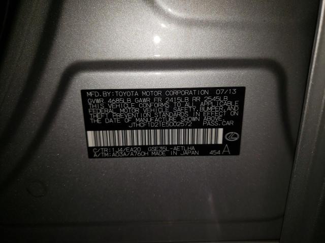 Photo 10 from auction – 2014 LEXUS IS 250 with VIN JTHCF1D21E5002572