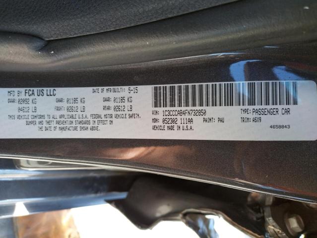 Photo 10 from auction – 2015 CHRYSLER 200 LIMITE with VIN 1C3CCCAB4FN732850