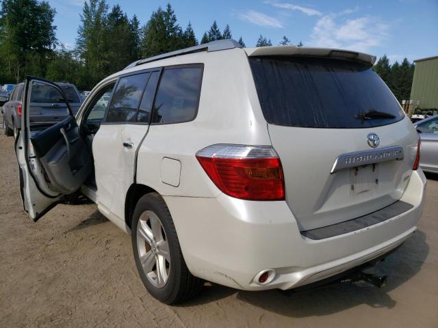 Photo 3 from auction – 2010 TOYOTA HIGHLANDER with VIN JTEDK3EH3A2158491