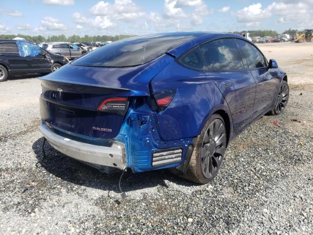 Photo 4 from auction – 2021 TESLA MODEL 3 with VIN 5YJ3E1EC5MF056529