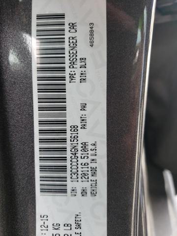 Photo 10 from auction – 2016 CHRYSLER 200 C with VIN 1C3CCCCG4GN156168