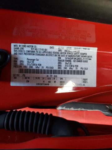 Photo 10 from auction – 2014 FORD FOCUS SE with VIN 1FADP3K28EL111744