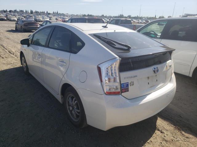 Photo 3 from auction – 2010 TOYOTA PRIUS with VIN JTDKN3DU7A0023947