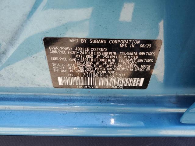 Photo 10 from auction – 2020 SUBARU CROSSTREK with VIN JF2GTDNC9LH282291