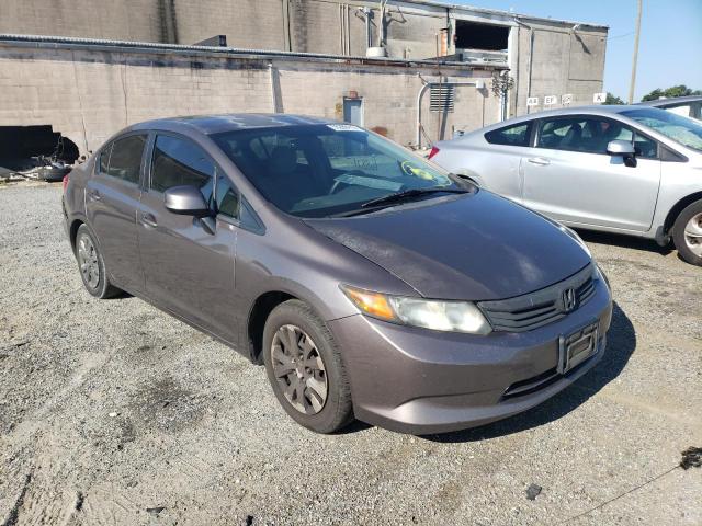 HONDA CIVIC LX 2012 with VIN 2HGFB2F59CH526647 - Photo from auction