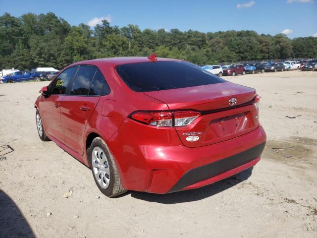 Photo 3 from auction – 2021 TOYOTA COROLLA LE with VIN JTDEPMAE9MJ189332