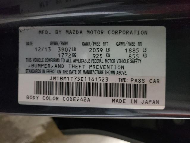 Photo 10 from auction – 2014 MAZDA 3 SV with VIN JM1BM1T75E1161523