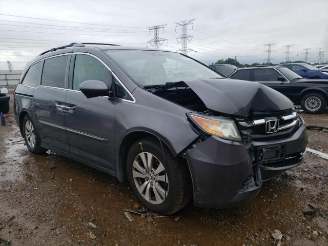 HONDA ODYSSEY EX 2015 with VIN 5FNRL5H61FB100980 - Photo from auction