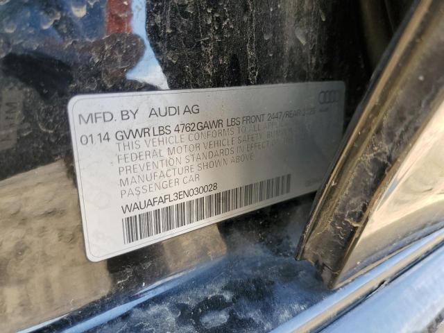 Photo 10 from auction – 2014 AUDI A4 with VIN WAUAFAFL3EN030028