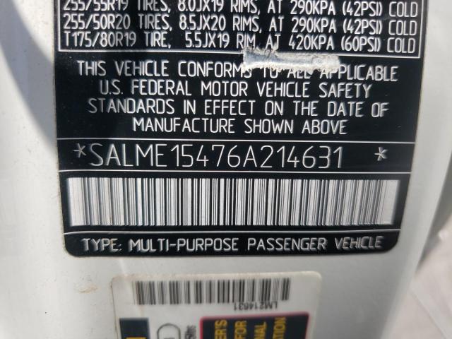 Photo 10 from auction – 2006 LAND ROVER RANGE ROVE with VIN SALME15476A214631