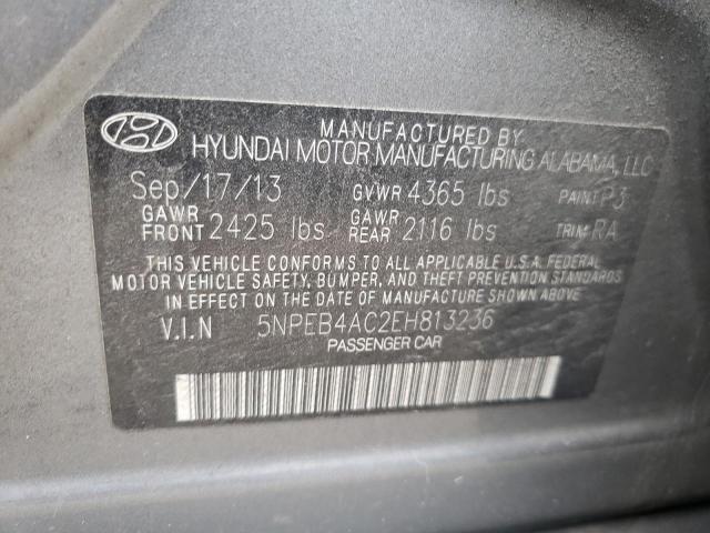 Photo 10 from auction – 2014 HYUNDAI SONATA GLS with VIN 5NPEB4AC2EH813236