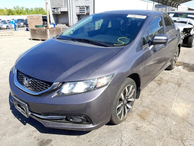 Photo 2 from auction – 2014 HONDA CIVIC EXL with VIN 19XFB2F93EE265564