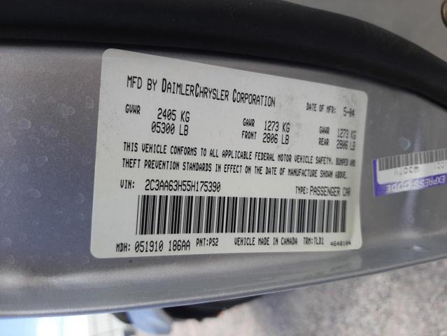 Photo 10 from auction – 2005 CHRYSLER 300C with VIN 2C3AA63H55H175390