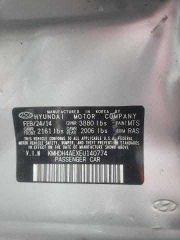 Photo 10 from auction – 2014 HYUNDAI ELANTRA SE with VIN KMHDH4AEXEU140774