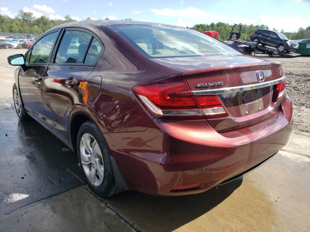 Photo 3 from auction – 2014 HONDA CIVIC LX with VIN 19XFB2F53EE215616