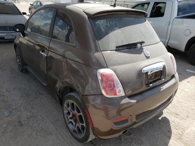 Photo 3 from auction – 2012 FIAT 500 SPORT with VIN 3C3CFFBR7CT233749