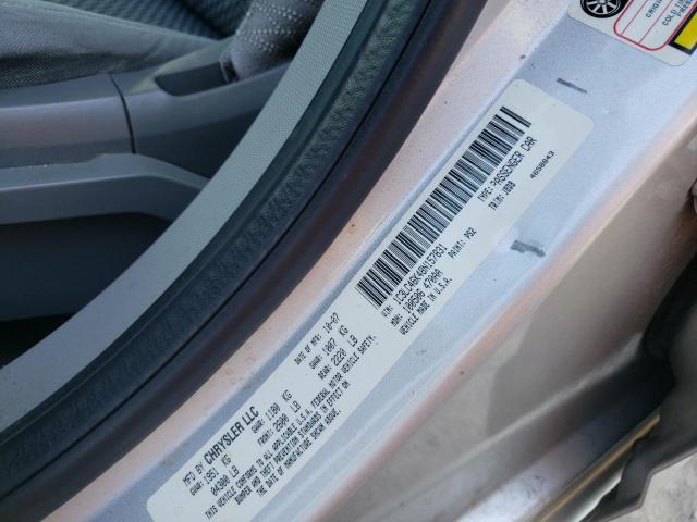 Photo 10 from auction – 2008 CHRYSLER SEBRING LX with VIN 1C3LC46K48N157831