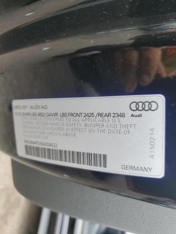 Photo 10 from auction – 2019 AUDI A5 PREMIUM with VIN WAUSNAF52KA008422
