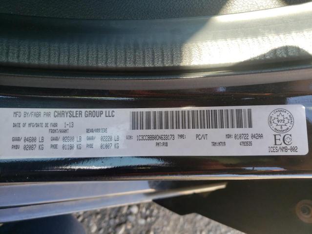 Photo 10 from auction – 2013 CHRYSLER 200 TOURIN with VIN 1C3CCBBB0DN633173