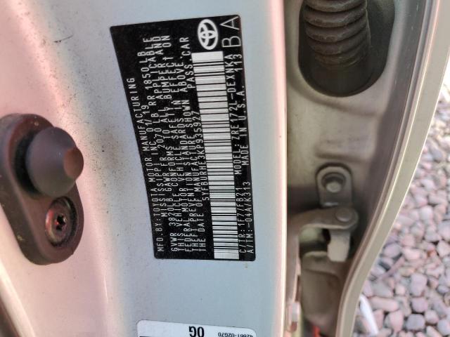 Photo 10 from auction – 2019 TOYOTA COROLLA L with VIN 5YFBURHE3KP935927
