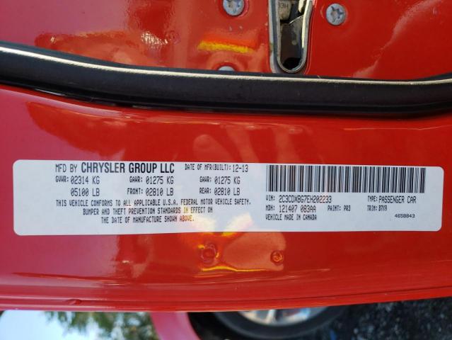Photo 10 from auction – 2014 DODGE CHARGER SE with VIN 2C3CDXBG7EH202233