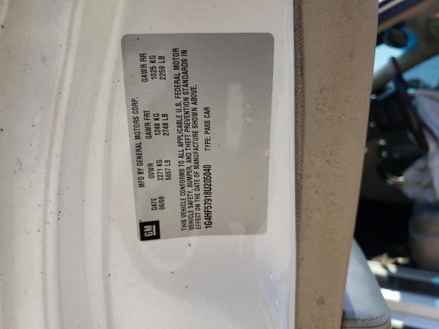 Photo 10 from auction – 2008 BUICK LUCERNE SU with VIN 1G4HF57918U205040
