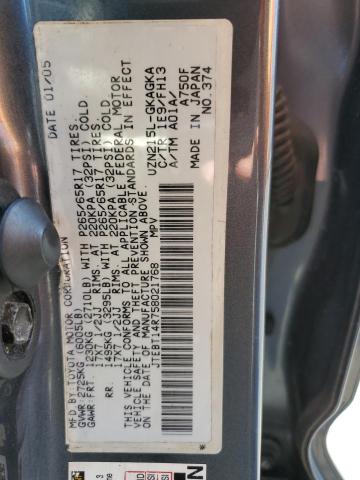 Photo 10 from auction – 2005 TOYOTA 4RUNNER SR with VIN JTEBT14R758021768