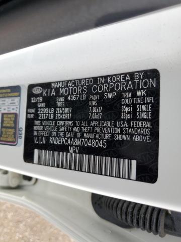 Photo 10 from auction – 2021 KIA SELTOS LX with VIN KNDEPCAA8M7048045