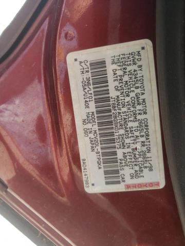 Photo 10 from auction – 1999 LEXUS ES 300 with VIN JT8BF28G9X0175375