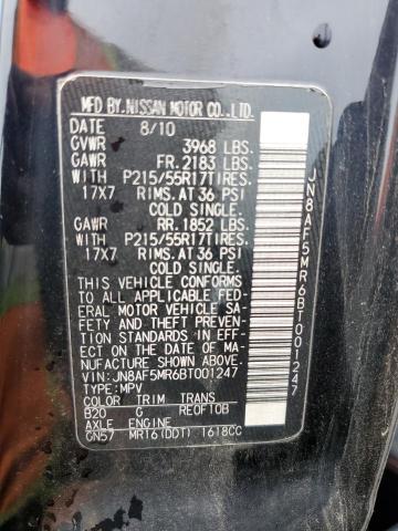 Photo 10 from auction – 2011 NISSAN JUKE S with VIN JN8AF5MR6BT001247