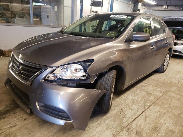Photo 2 from auction – 2015 NISSAN SENTRA S with VIN 3N1AB7AP4FL663685