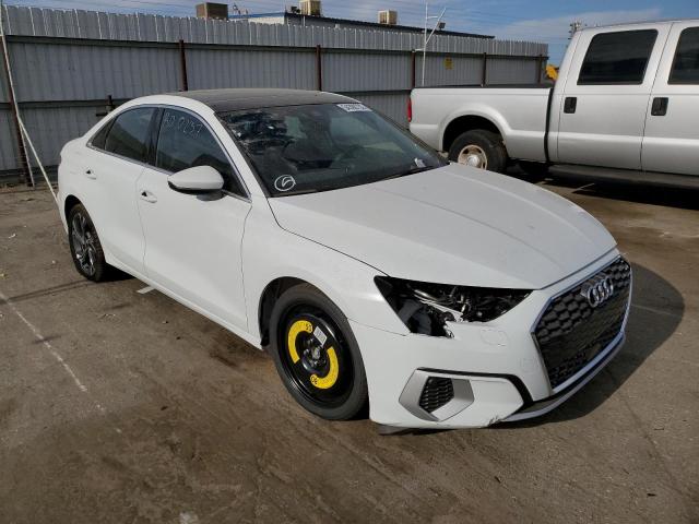 Photo 1 from auction – 2022 AUDI A3 PREMIUM with VIN WAUAUDGY1NA087787
